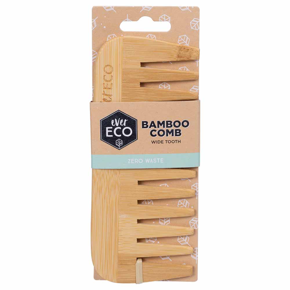 Ever Eco Bamboo Comb Wide Tooth - 1 Pack