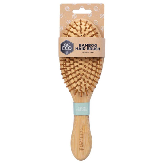 Ever Eco Bamboo Hair Brush Medium Oval - 1 Pack