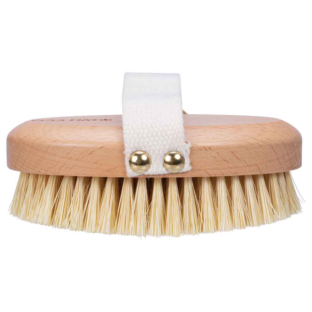 Ever Eco Dry Body Brush Beech Wood Handle, Sisal Bristles - 1 Pack