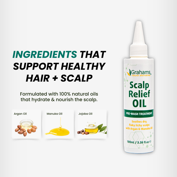 Grahams Natural Scalp Relief Oil - 100ml - L'Organic