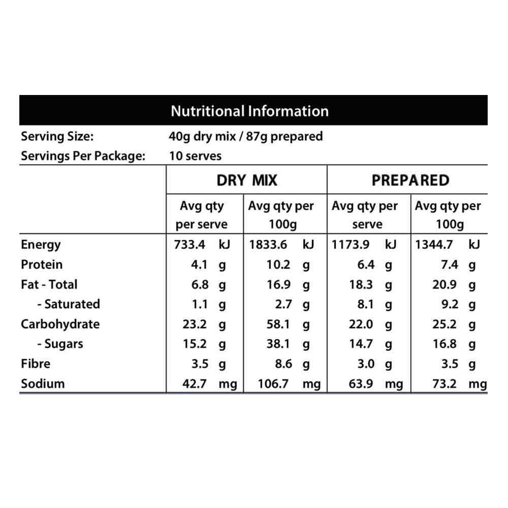 Food to Nourish Decadent Chocolate Cake Mix - 400g