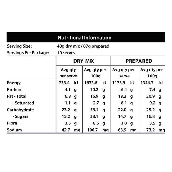 Food to Nourish Decadent Chocolate Cake Mix - 400g