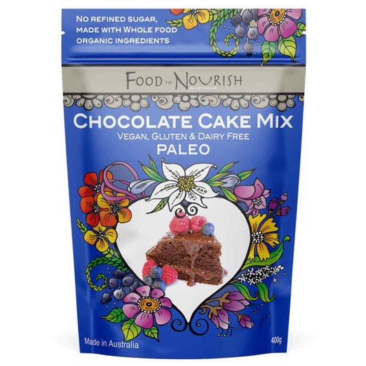 Food to Nourish Decadent Chocolate Cake Mix - 400g - L'Organic
