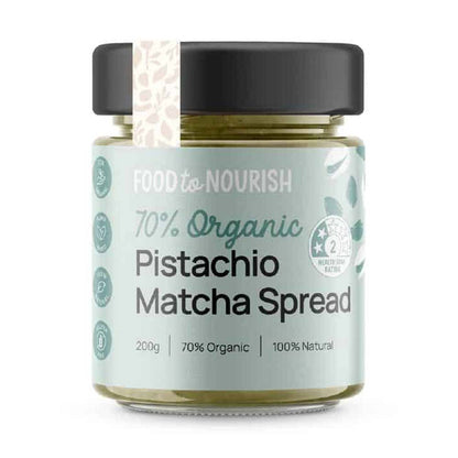 Food to Nourish Pistachio Matcha Spread - 200g - L'Organic