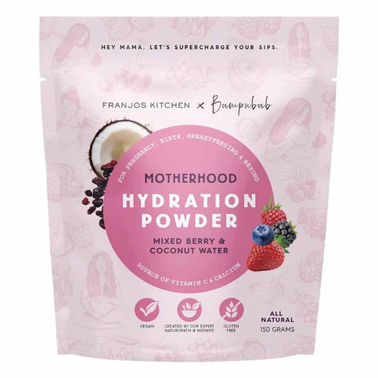 Franjo's Kitchen Motherhood Hydration Powder Mixed Berry & Coconut Water - 150g