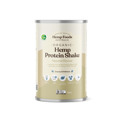 Hemp Foods Australia Organic Hemp Protein Shake Natural - 420g - L'Organic