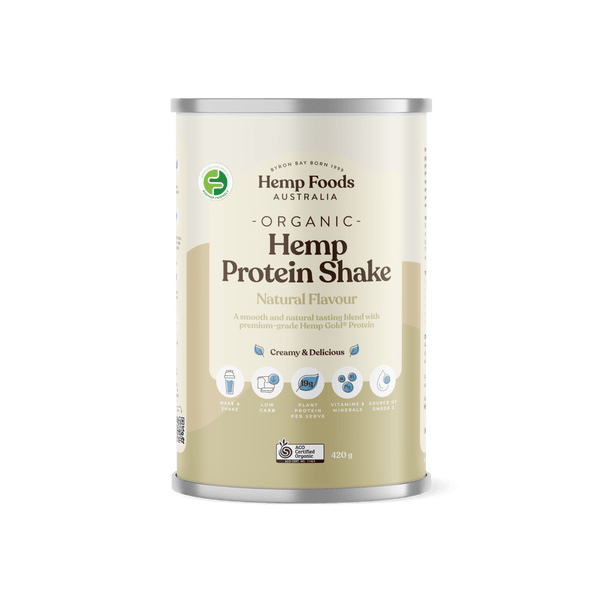 Hemp Foods Australia Organic Hemp Protein Shake Natural - 420g - L'Organic