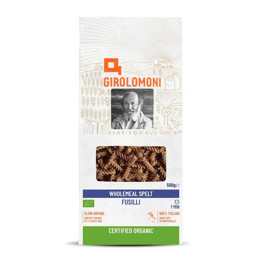 GIROLOMONI Organic Wholemeal Spelt Fusilli - 500g - L'Organic