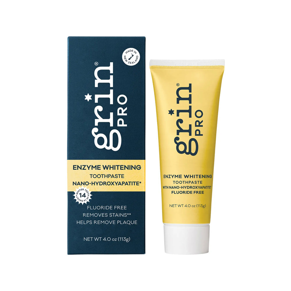 GRIN Pro Toothpaste Enzyme Whitening Nano-Hydroxyapatite - 113g - L'Organic