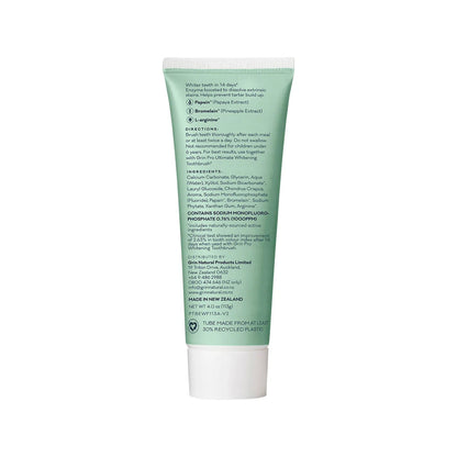 GRIN Pro Toothpaste Enzyme Whitening with Fluoride - 113g - L'Organic