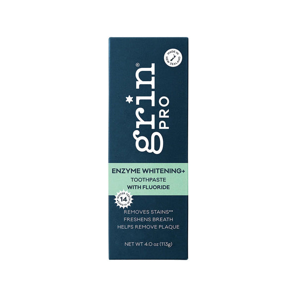 GRIN Pro Toothpaste Enzyme Whitening with Fluoride - 113g - L'Organic
