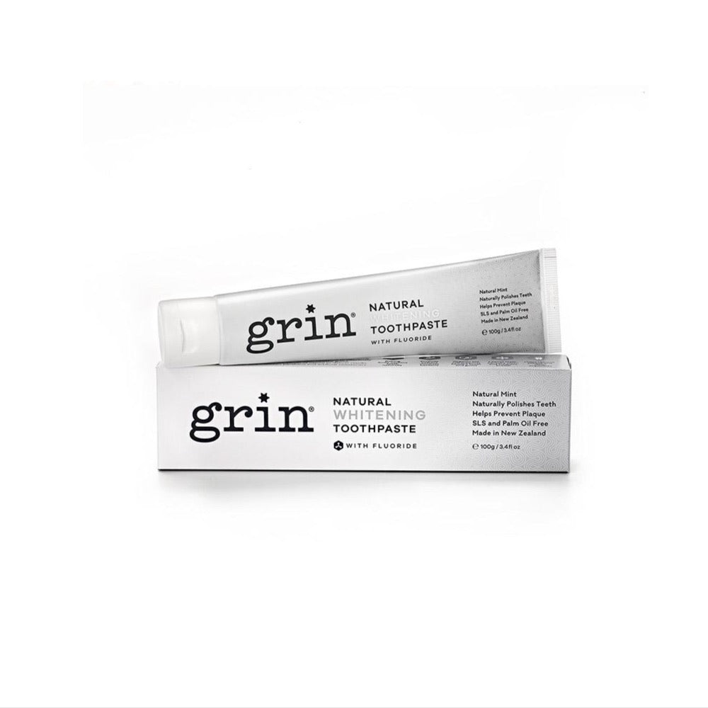 GRIN Natural Whitening Toothpaste with Fluoride - 100g - L'Organic