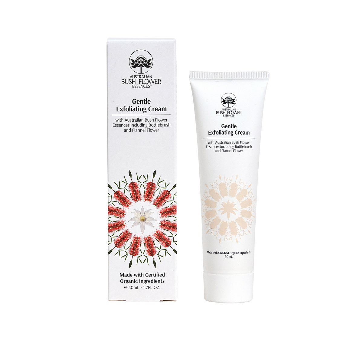 Australian Bush Flower Essences Exfoliating Cream - Gentle - 50ml