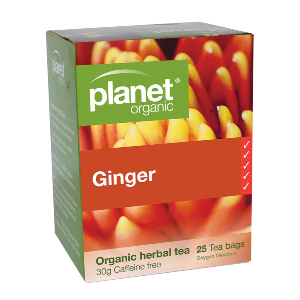 PLANET ORGANIC Ginger Herbal Tea 25 Bags