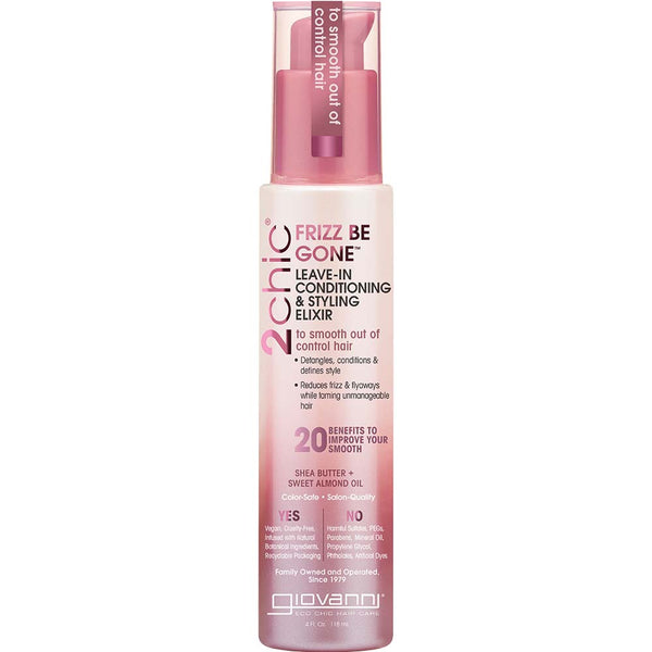 Giovanni 2Chic Frizz Be Gone Leave-In Conditioning & Styling Elixir - 118ml