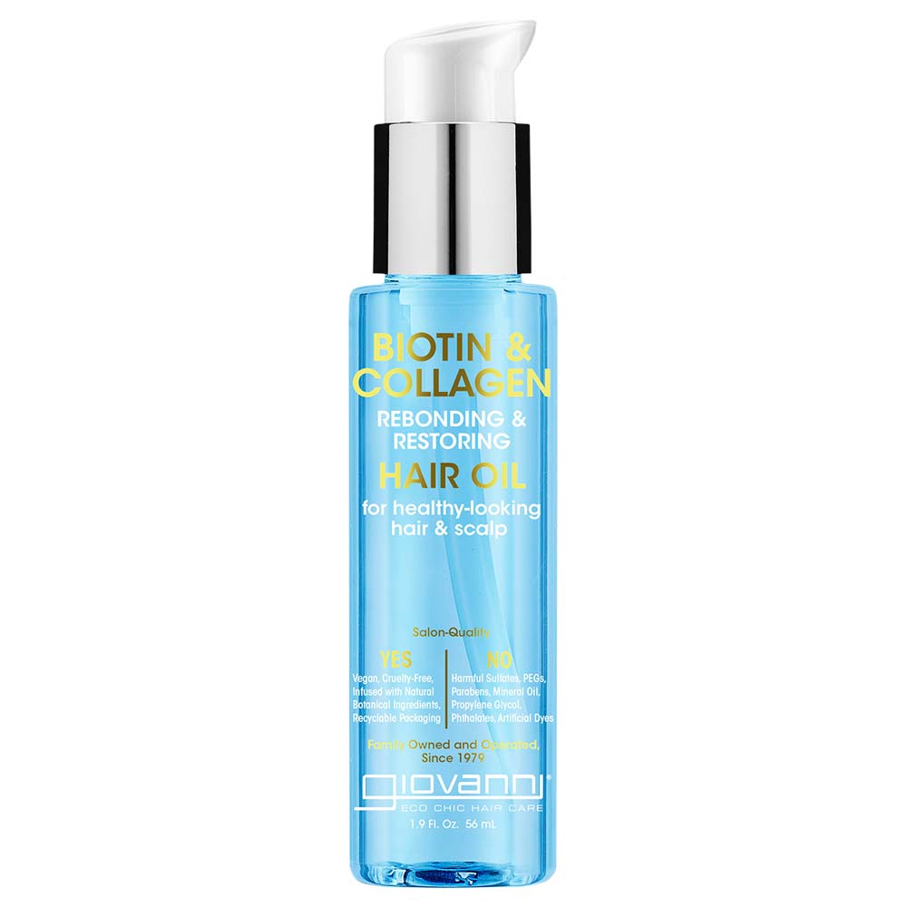 Giovanni Biotin & Collagen Rebond & Restore Hair Oil - 56ml
