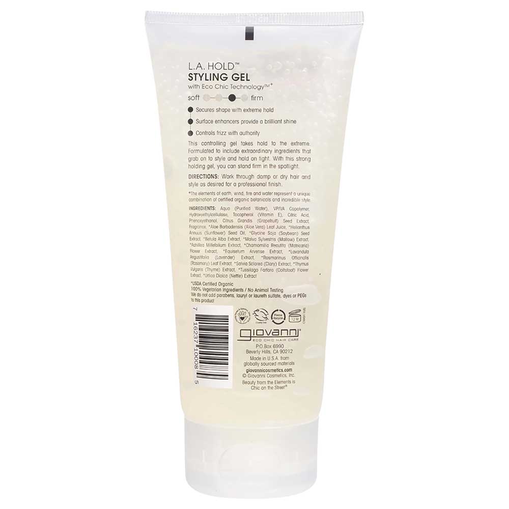 Giovanni L.A. Hold Hair Styling Gel - 200ml Back