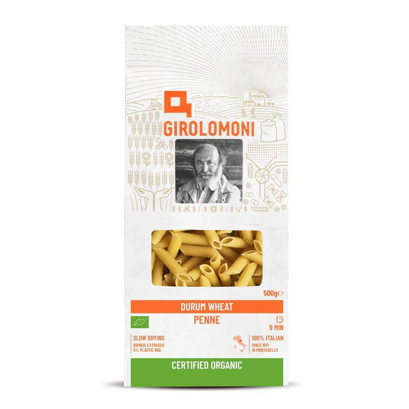 Girolomoni Organic Durum Wheat Penne Rigate - 500g - L'Organic