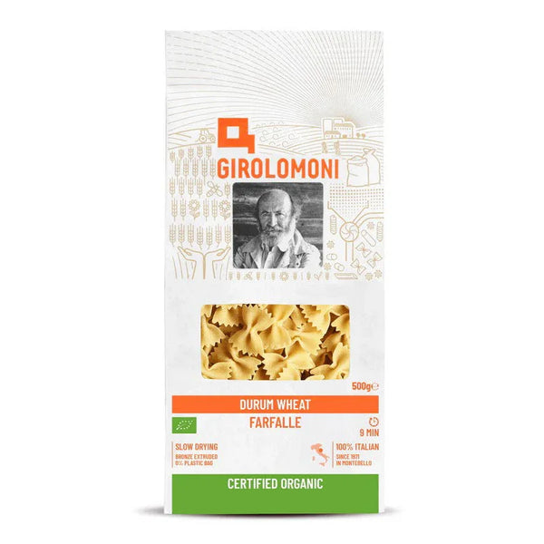 Girolomoni Organic Durum Wheat Semolina Farfalle - 500g - L'Organic