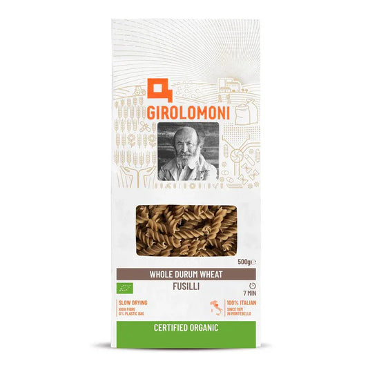 Girolomoni Organic Whole Durum Wheat Semolina Fusilli - 500g - L'Organic