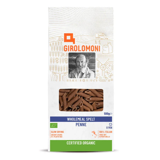 Girolomoni Organic Wholemeal Spelt Penne - 500g - L'Organic