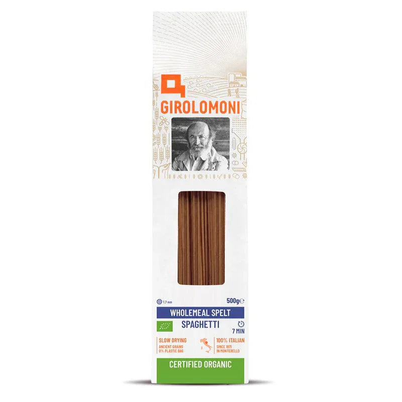 Girolomoni Organic Wholemeal Spelt Spaghetti - 500g - L'Organic