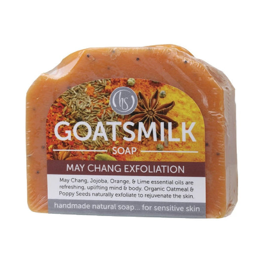 HARMONY SOAPWORKS Organic Goat's Milk Soap May Chang Exfoliation - 140g