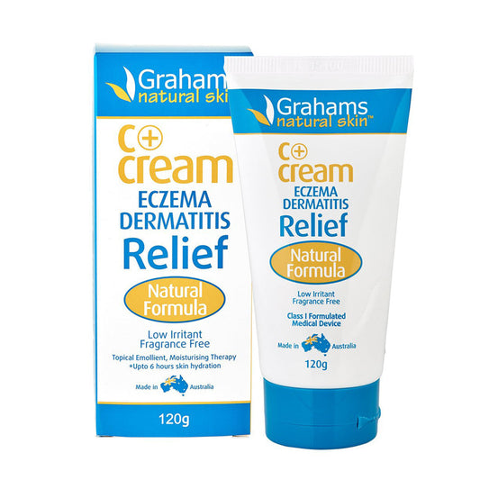 GRAHAMS Natural C+ Eczema & Dermatitis Relief Cream 120g - L'Organic