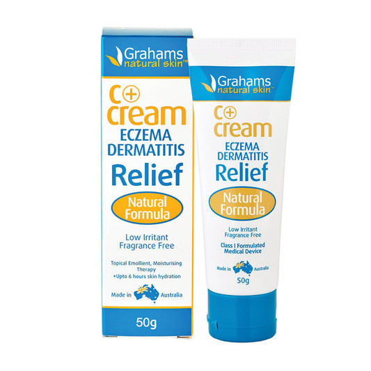 GRAHAMS Natural C+ Eczema & Dermatitis Relief Cream 50g - L'Organic