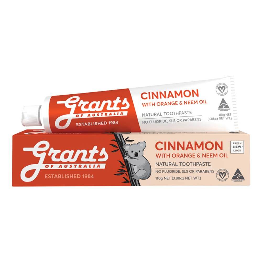 Grants Orange Cinnamon with Neem Oil Toothpaste - 110g