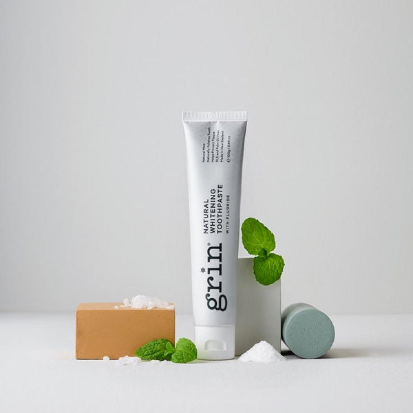 GRIN Natural Whitening Toothpaste with Fluoride - 100g - L'Organic