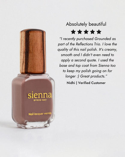 Sienna Nail Polish Grounded - Mylk Chocolate - 10ml