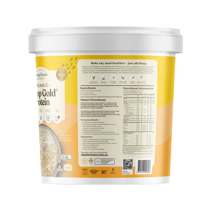 HEMP FOODS AUSTRALIA Organic Hemp Gold Protein 5kg - L'Organic