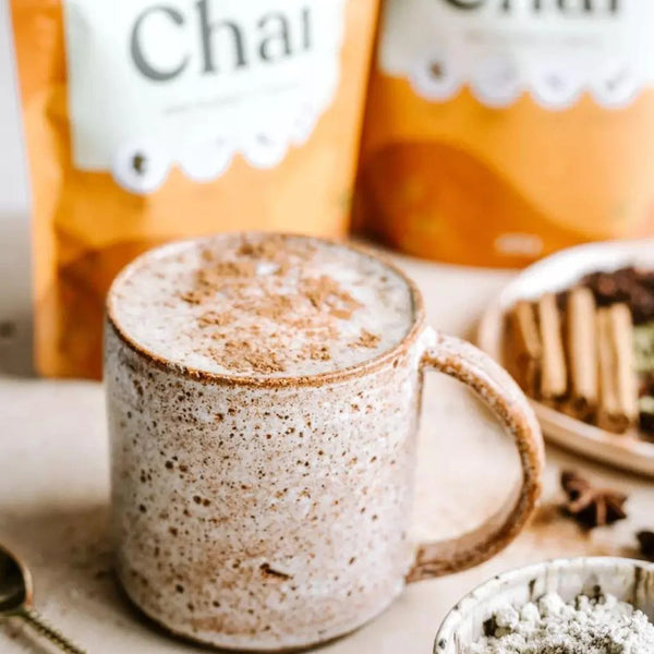 HEMP FOODS AUSTRALIA Chai Recharge + Immune With Protein + 7 Spices 252g - L'Organic