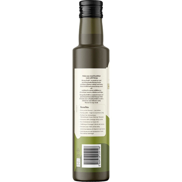 HEMP FOODS AUSTRALIA Organic Hemp Gold Seed Oil 500ml - L'Organic