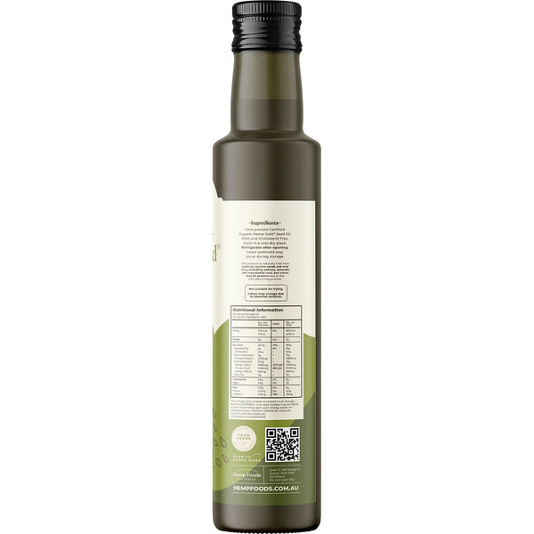 HEMP FOODS AUSTRALIA Organic Hemp Gold Seed Oil 500ml - L'Organic