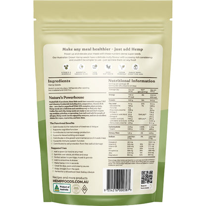 HEMP FOODS AUSTRALIA Hemp Seeds Hulled 800g - L'Organic