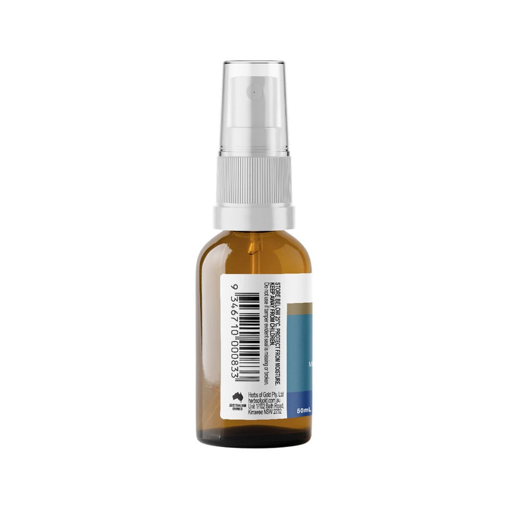Herbs of Gold Activated B12 Spray 50ml - L'Organic