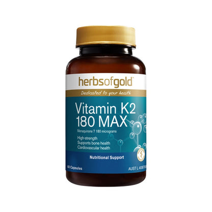 Herbs of Gold Vitamin K2 180 MAX 60c - L'Organic