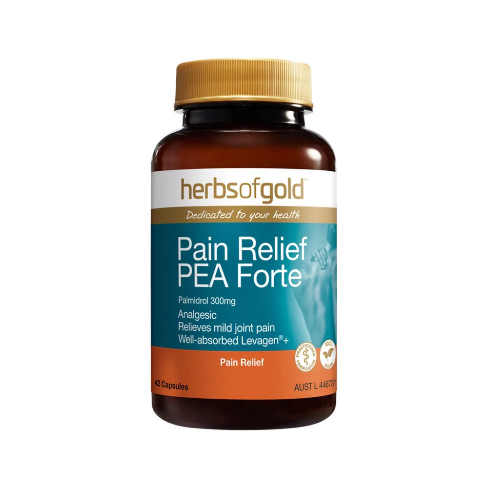 Herbs of Gold Pain Relief PEA Forte - 42 Capsules - L'Organic