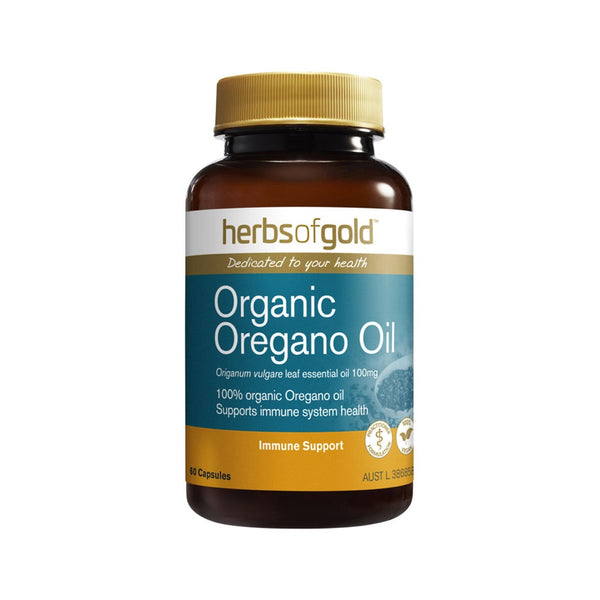 Herbs of Gold Organic Oregano Oil 60c - L'Organic