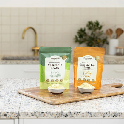 HEMP FOODS AUSTRALIA Broth Zero Chicken (Vegan) Immunity Support With Plant-Based Collagen + Protein 112g - L'Organic