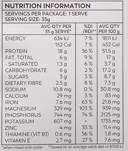 Hemp Foods Aus Organic Hemp Protein Shake Mixed Berry - 7 x 35g Sachet - L'Organic