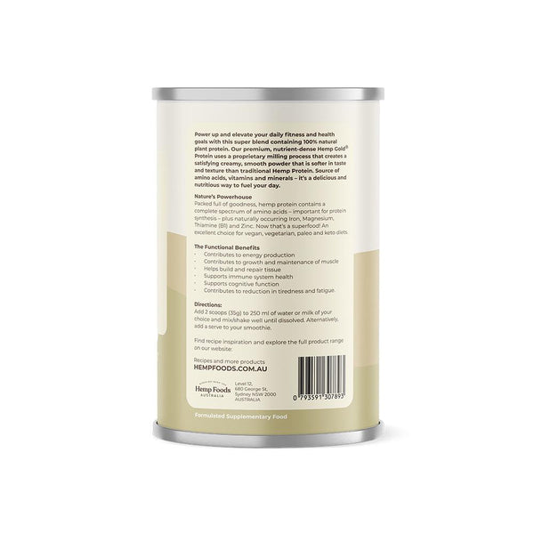 Hemp Foods Australia Organic Hemp Protein Shake Natural - 420g - L'Organic