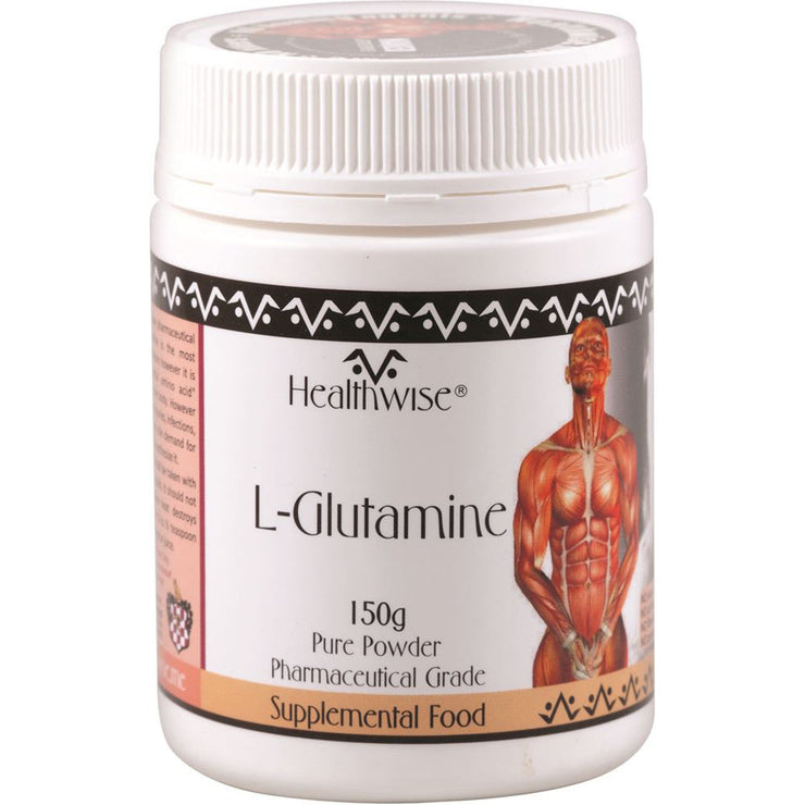 HEALTHWISE L-Glutamine Powder 150g - L'Organic