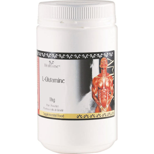 HEALTHWISE L-Glutamine Powder 1kg - L'Organic