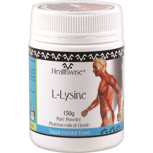 HEALTHWISE L-Lysine HCL Powder 150g - L'Organic