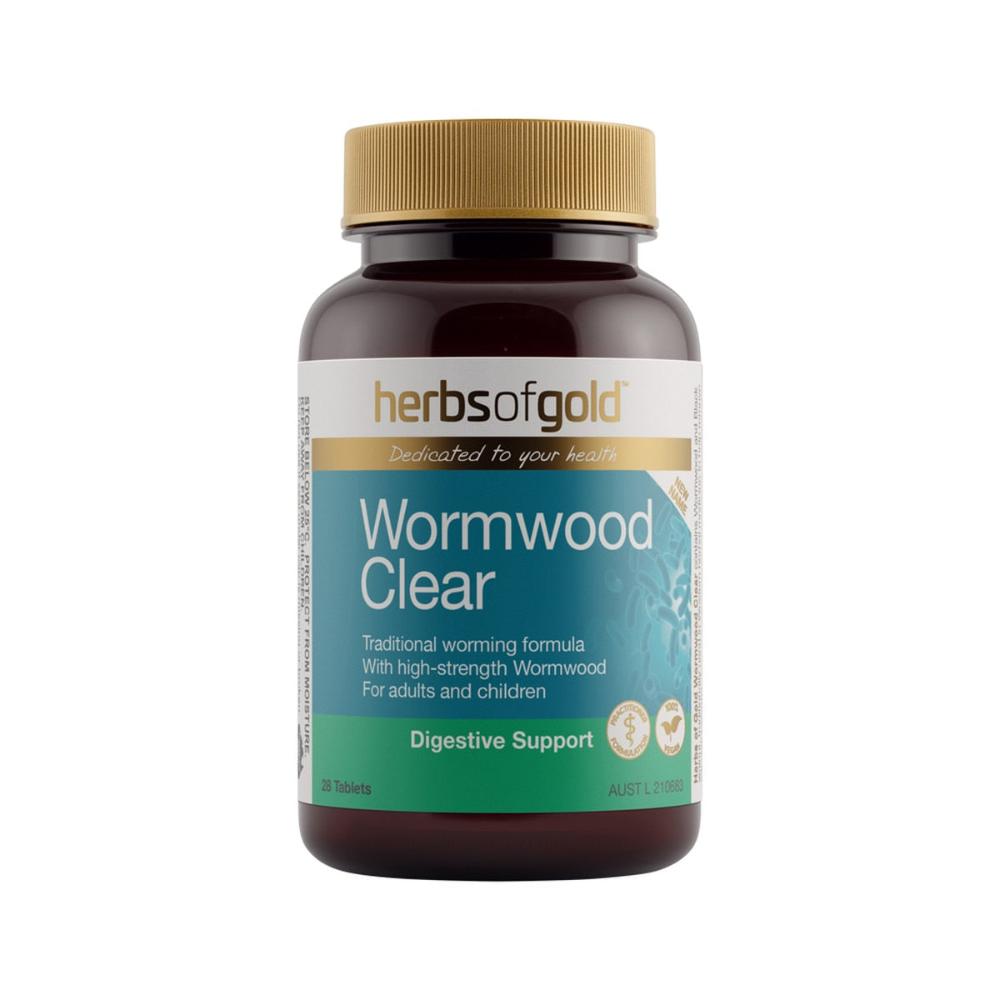 Herbs of Wormwood Clear Tablets 28 tablets - L'Organic