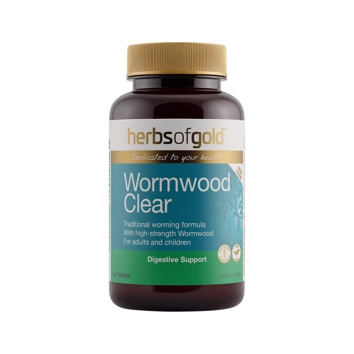 Herbs of Gold Wormwood Clear Tablets 84 tablets - L'Organic
