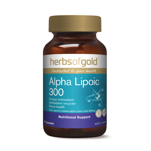 Herbs Of Gold Alpha Lipoic 300 - 60 Capsules - L'Organic